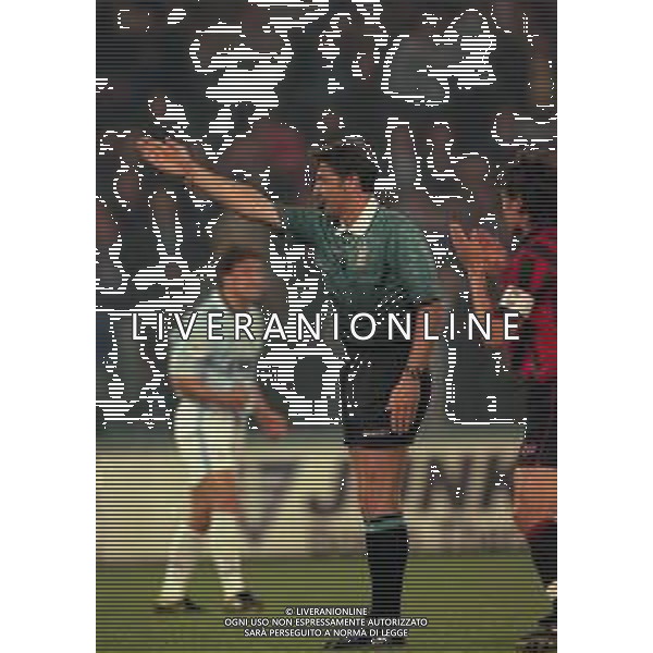 29-04-1998 ROMA -FINALE DI COPPA ITALIA TIM LAZIO MILAN 3-1 NELLA FOTO ARBITRO FIORENZO TREOSSI AG ALDO LIVERANI SAS