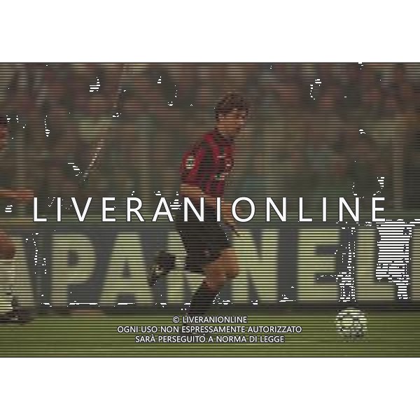 29-04-1998 ROMA -FINALE DI COPPA ITALIA TIM LAZIO MILAN 3-1 NELLA FOTO ALESSANDRO COSTACURTA AG ALDO LIVERANI SAS