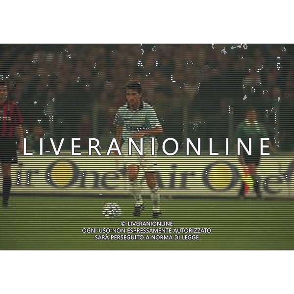 29-04-1998 ROMA -FINALE DI COPPA ITALIA TIM LAZIO MILAN 3-1 NELLA FOTO ROBERTO MANCINI AG ALDO LIVERANI SAS