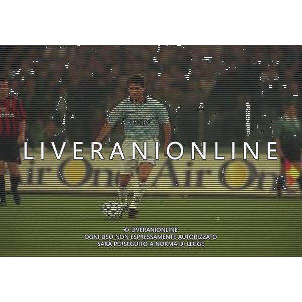 29-04-1998 ROMA -FINALE DI COPPA ITALIA TIM LAZIO MILAN 3-1 NELLA FOTO ROBERTO MANCINI AG ALDO LIVERANI SAS