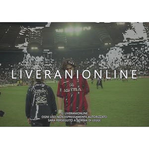 29-04-1998 ROMA -FINALE DI COPPA ITALIA TIM LAZIO MILAN 3-1 NELLA FOTO DELUSIONE DEMETRIO ALBERTINI AG ALDO LIVERANI SAS