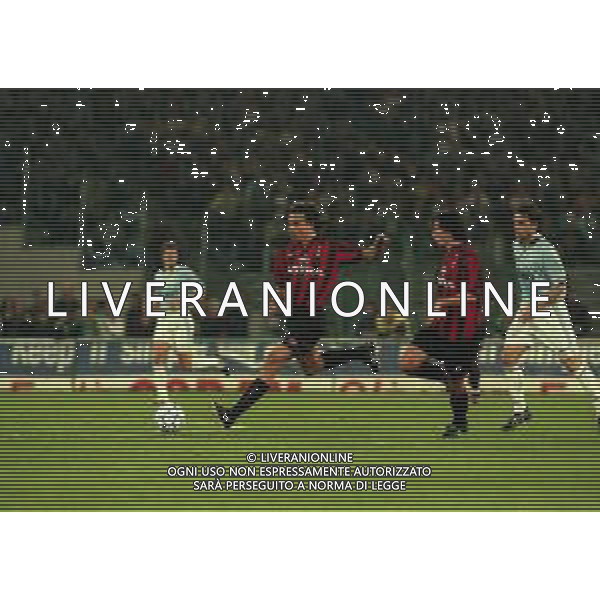 29-04-1998 ROMA -FINALE DI COPPA ITALIA TIM LAZIO MILAN 3-1 NELLA FOTO GIAMPIERO MAINI AG ALDO LIVERANI SAS