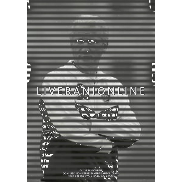 1995 VIPITENO- RITIRO ESTIVO CAGLIARI CALCIO NELLA FOTO GIOVANNI TRAPATTONI ALLENATORE CAGLIARI CALCIO AG ALDO LIVERANI SAS