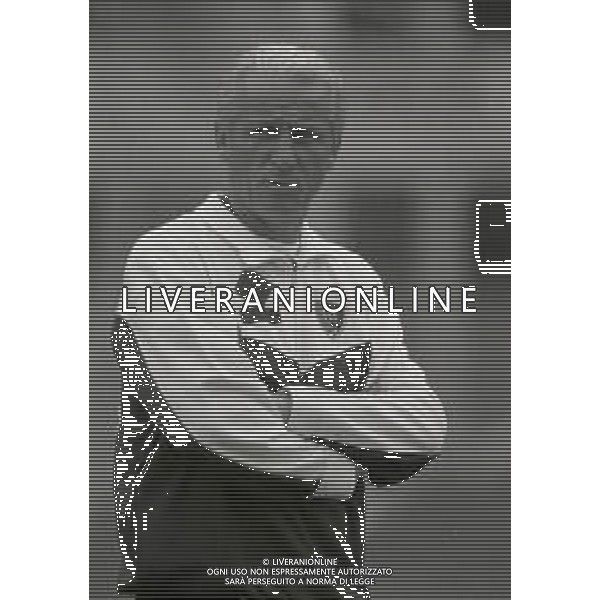 1995 VIPITENO- RITIRO ESTIVO CAGLIARI CALCIO NELLA FOTO GIOVANNI TRAPATTONI ALLENATORE CAGLIARI CALCIO AG ALDO LIVERANI SAS