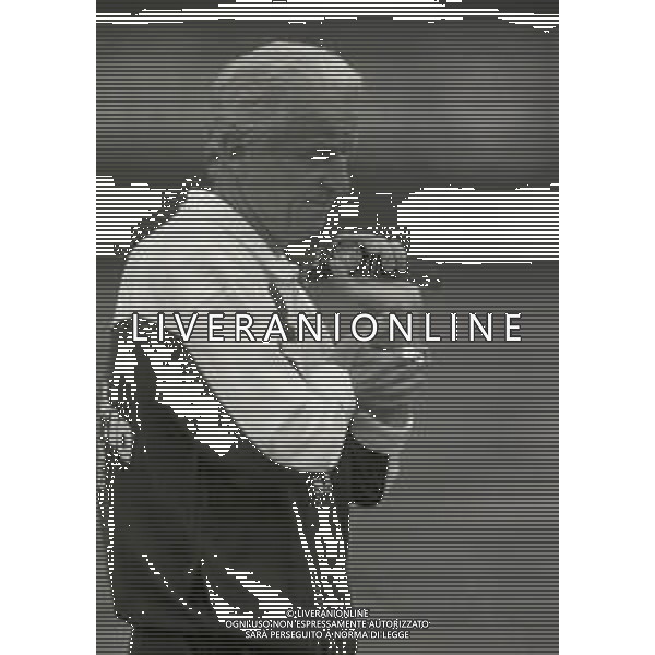 1995 VIPITENO- RITIRO ESTIVO CAGLIARI CALCIO NELLA FOTO GIOVANNI TRAPATTONI ALLENATORE CAGLIARI CALCIO AG ALDO LIVERANI SAS