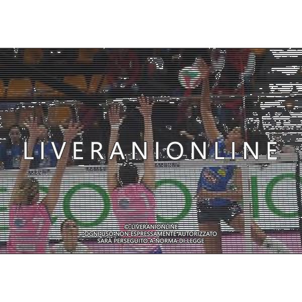 Novara - Monza, seconda semifinale della Coppa Italia 2017/2018 di Serie A1 di volley femminile al PalaDozza di Bologna 17 Febbraio 2018 Nella foto ©OPTIMAFOTO / AGENZIA ALDO LIVERANI SAS