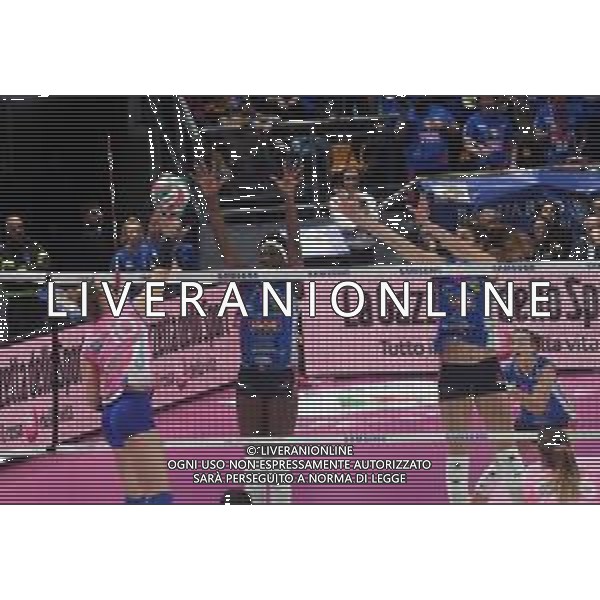 Novara - Monza, seconda semifinale della Coppa Italia 2017/2018 di Serie A1 di volley femminile al PalaDozza di Bologna 17 Febbraio 2018 Nella foto ©OPTIMAFOTO / AGENZIA ALDO LIVERANI SAS