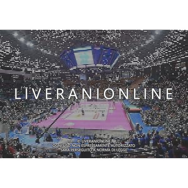 Novara - Monza, seconda semifinale della Coppa Italia 2017/2018 di Serie A1 di volley femminile al PalaDozza di Bologna 17 Febbraio 2018 Nella foto veduta del palazzetto ©OPTIMAFOTO / AGENZIA ALDO LIVERANI SAS