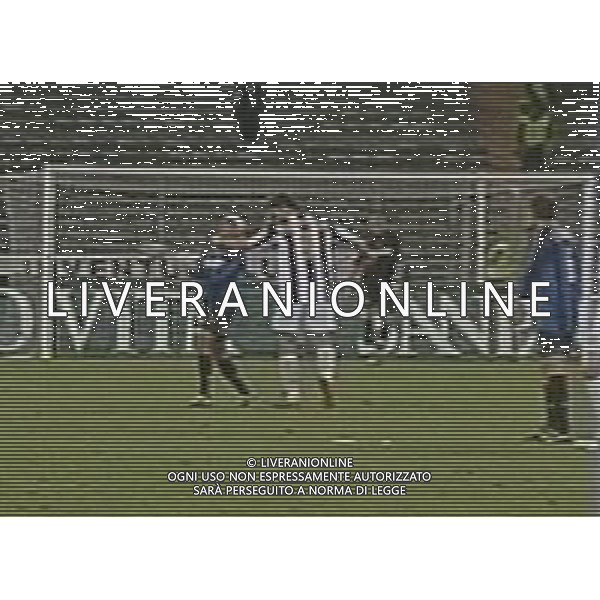 TORINO 20/04/05 CAMPIONATO SERIE A TIM 2004/05 JUVENTUS-INTER NELLA FOTO IL FALLO DI IBRAHIMOVIC ZATLAN A CORDOBA IVAN PH AG.ALDO LIVERANI OBBLIGATORIO CITARE LA FONTE TELEVISIVA