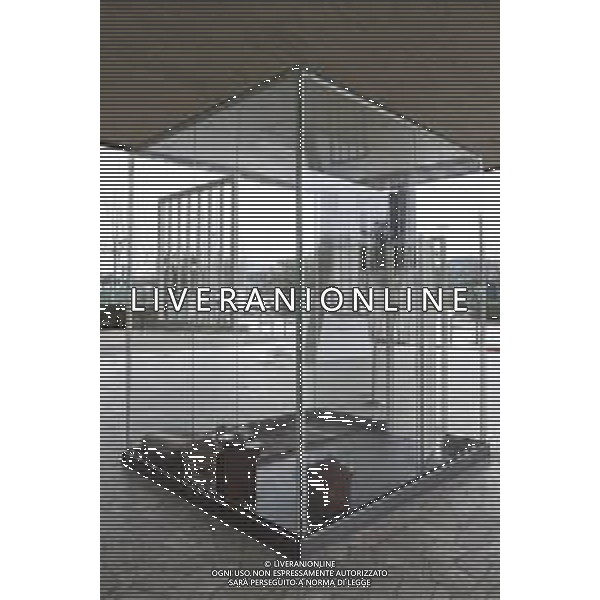 Riproduzione fedele della cella cella di Nelson Mandela al Nelson Mandela Forum, palazzo dello sport della citta\' di Firenze 18 Febbraio 2018 ©Claudio Zamagni/Agenzia Aldo Liverani / AGENZIA ALDO LIVERANI SAS