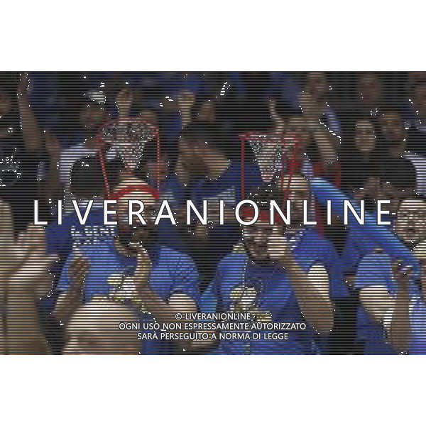 Poste Mobile Final Eight 18/02/2018 Fiat Torino - Germani Basket Brescia nella foto: tifosi brescia ©Claudio Zamagni/Agenzia Aldo Liverani brescia\'s supporters during Poste Mobile Final Eight Italian Basketball Cup 2018 - Fiat Torino against Germani Basket Brescia at Mandela Forum in Florence, on February 18, 2018 photo credit by Claudio Zamagni/Aldo Liverani Photo Agency