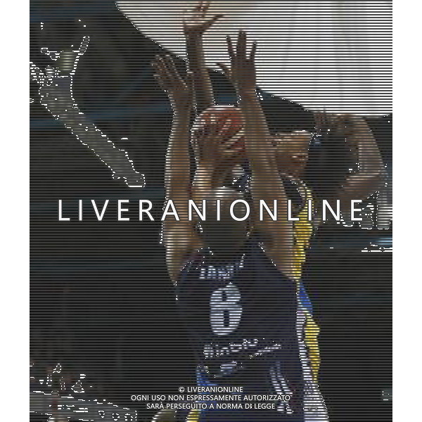 Poste Mobile Final Eight 18/02/2018 Fiat Torino - Germani Basket Brescia nella foto: Washington Deron Landry Marcus ©Claudio Zamagni/Agenzia Aldo Liverani Washington Deron Landry Marcus during Poste Mobile Final Eight Italian Basketball Cup 2018 - Fiat Torino against Germani Basket Brescia at Mandela Forum in Florence, on February 18, 2018 photo credit by Claudio Zamagni/Aldo Liverani Photo Agency