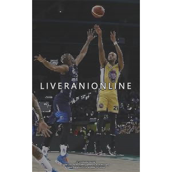 Poste Mobile Final Eight 18/02/2018 Fiat Torino - Germani Basket Brescia nella foto: Jones Andre ©Claudio Zamagni/Agenzia Aldo Liverani Jones Andre during Poste Mobile Final Eight Italian Basketball Cup 2018 - Fiat Torino against Germani Basket Brescia at Mandela Forum in Florence, on February 18, 2018 photo credit by Claudio Zamagni/Aldo Liverani Photo Agency