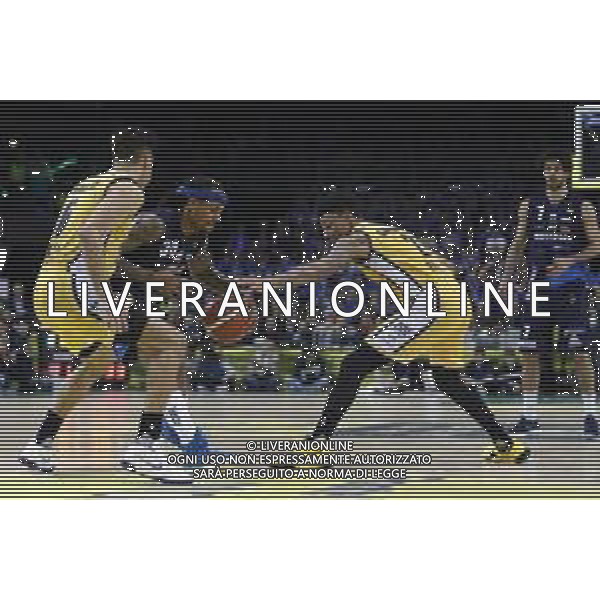Poste Mobile Final Eight 18/02/2018 Fiat Torino - Germani Basket Brescia nella foto: Moss David Garret Diante Maurice ©Claudio Zamagni/Agenzia Aldo Liverani Moss David Garret Diante Maurice during Poste Mobile Final Eight Italian Basketball Cup 2018 - Fiat Torino against Germani Basket Brescia at Mandela Forum in Florence, on February 18, 2018 photo credit by Claudio Zamagni/Aldo Liverani Photo Agency