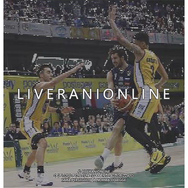 Poste Mobile Final Eight 18/02/2018 Fiat Torino - Germani Basket Brescia nella foto: Vitali Luca ©Claudio Zamagni/Agenzia Aldo Liverani Vitali Luca during Poste Mobile Final Eight Italian Basketball Cup 2018 - Fiat Torino against Germani Basket Brescia at Mandela Forum in Florence, on February 18, 2018 photo credit by Claudio Zamagni/Aldo Liverani Photo Agency