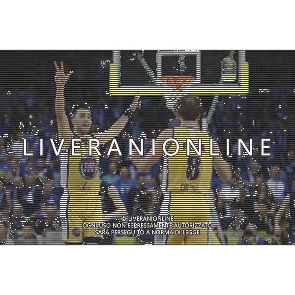 Poste Mobile Final Eight 18/02/2018 Fiat Torino - Germani Basket Brescia nella foto: Vujacic Aleksander ©Claudio Zamagni/Agenzia Aldo Liverani Vujacic Aleksander during Poste Mobile Final Eight Italian Basketball Cup 2018 - Fiat Torino against Germani Basket Brescia at Mandela Forum in Florence, on February 18, 2018 photo credit by Claudio Zamagni/Aldo Liverani Photo Agency