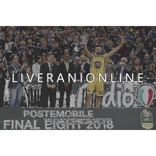 Poste Mobile Final Eight 18/02/2018 Fiat Torino - Germani Basket Brescia nella foto: Mazzola Valerio ©Claudio Zamagni/Agenzia Aldo Liverani Mazzola Valerio during Poste Mobile Final Eight Italian Basketball Cup 2018 - Fiat Torino against Germani Basket Brescia at Mandela Forum in Florence, on February 18, 2018 photo credit by Claudio Zamagni/Aldo Liverani Photo Agency