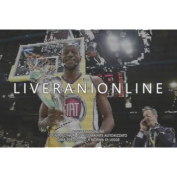 Poste Mobile Final Eight 18/02/2018 Fiat Torino - Germani Basket Brescia nella foto: Nobel Boungou Colo ©Claudio Zamagni/Agenzia Aldo Liverani Nobel Boungou Colo during Poste Mobile Final Eight Italian Basketball Cup 2018 - Fiat Torino against Germani Basket Brescia at Mandela Forum in Florence, on February 18, 2018 photo credit by Claudio Zamagni/Aldo Liverani Photo Agency