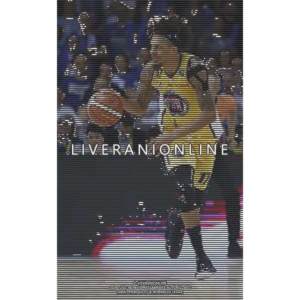 Poste Mobile Final Eight 18/02/2018 Fiat Torino - Germani Basket Brescia nella foto: Washington Deron ©Claudio Zamagni/Agenzia Aldo Liverani Washington Deron during Poste Mobile Final Eight Italian Basketball Cup 2018 - Fiat Torino against Germani Basket Brescia at Mandela Forum in Florence, on February 18, 2018 photo credit by Claudio Zamagni/Aldo Liverani Photo Agency / AGENZIA ALDO LIVERANI SAS
