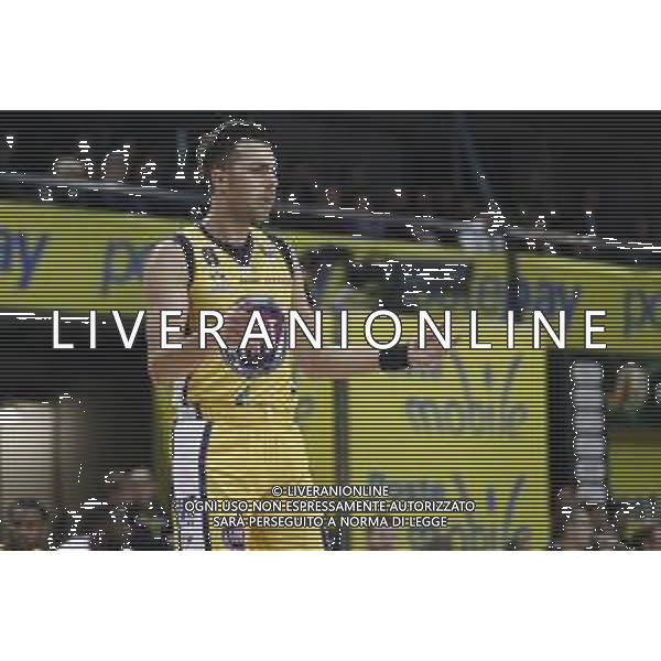 Poste Mobile Final Eight 18/02/2018 Fiat Torino - Germani Basket Brescia nella foto: Vujacic Aleksander ©Claudio Zamagni/Agenzia Aldo Liverani Vujacic Aleksander during Poste Mobile Final Eight Italian Basketball Cup 2018 - Fiat Torino against Germani Basket Brescia at Mandela Forum in Florence, on February 18, 2018 photo credit by Claudio Zamagni/Aldo Liverani Photo Agency / AGENZIA ALDO LIVERANI SAS