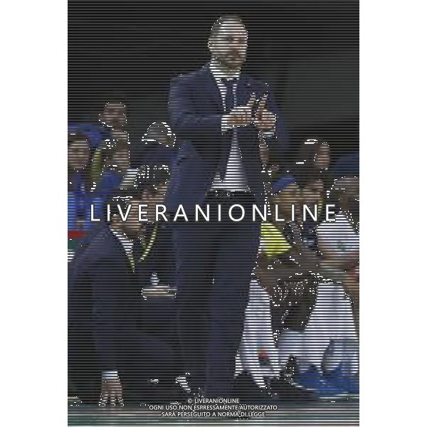 Poste Mobile Final Eight 18/02/2018 Fiat Torino - Germani Basket Brescia nella foto: Diana Andrea Coach ©Claudio Zamagni/Agenzia Aldo Liverani Diana Andrea Coach during Poste Mobile Final Eight Italian Basketball Cup 2018 - Fiat Torino against Germani Basket Brescia at Mandela Forum in Florence, on February 18, 2018 photo credit by Claudio Zamagni/Aldo Liverani Photo Agency / AGENZIA ALDO LIVERANI SAS