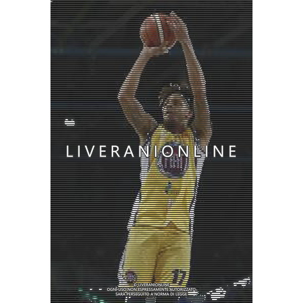 Poste Mobile Final Eight 18/02/2018 Fiat Torino - Germani Basket Brescia nella foto: Washington Deron ©Claudio Zamagni/Agenzia Aldo Liverani Washington Deron during Poste Mobile Final Eight Italian Basketball Cup 2018 - Fiat Torino against Germani Basket Brescia at Mandela Forum in Florence, on February 18, 2018 photo credit by Claudio Zamagni/Aldo Liverani Photo Agency / AGENZIA ALDO LIVERANI SAS