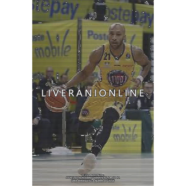 Poste Mobile Final Eight 18/02/2018 Fiat Torino - Germani Basket Brescia nella foto: Jones Andre ©Claudio Zamagni/Agenzia Aldo Liverani Jones Andre during Poste Mobile Final Eight Italian Basketball Cup 2018 - Fiat Torino against Germani Basket Brescia at Mandela Forum in Florence, on February 18, 2018 photo credit by Claudio Zamagni/Aldo Liverani Photo Agency / AGENZIA ALDO LIVERANI SAS