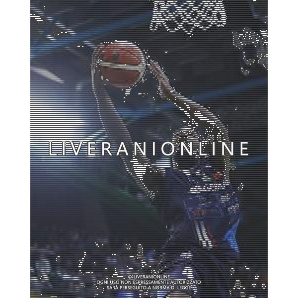 Poste Mobile Final Eight 18/02/2018 Fiat Torino - Germani Basket Brescia nella foto: Hunt Dario ©Claudio Zamagni/Agenzia Aldo Liverani Hunt Dario during Poste Mobile Final Eight Italian Basketball Cup 2018 - Fiat Torino against Germani Basket Brescia at Mandela Forum in Florence, on February 18, 2018 photo credit by Claudio Zamagni/Aldo Liverani Photo Agency / AGENZIA ALDO LIVERANI SAS