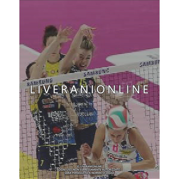 Coppa Italia 2018 Conegliano - Novara - CONEGLIANO Vs NOVARA Finale Coppa Italia 2018 Volley Femminile al PalaDozza di Bologna 18/02/2018 nella foto Katarzyna Skorupa, HILL KIMBERLY ©SANNA / AGENZIA ALDO LIVERANI SAS