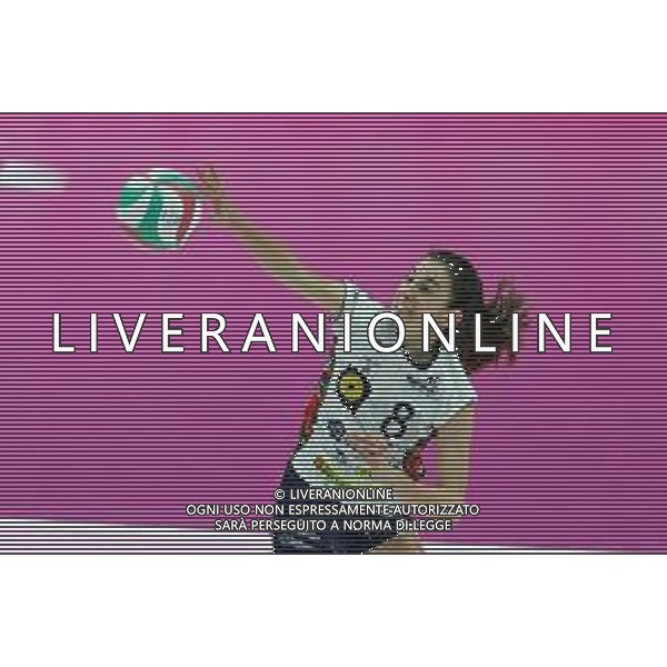 giulia saguatti battistelli san giovanni in marignan contro lpm bam mondovi finale samsung galaxy coppa italia a2 bologna - Battistelli San Giovanni in Marignano Vs LPM Bam Mondovi\' Finale 21a Coppa Italia di A2 Volley Femminile al PalaDozza di Bologna 18/02/2018 ©SANNA / AGENZIA ALDO LIVERANI SAS