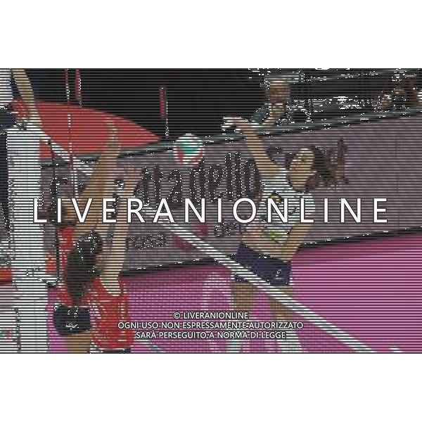 zanetti elisa battistelli san giovanni in marignano contro lpm bam mondovi fianle samsung galaxy coppa italia a2 bologna - Battistelli San Giovanni in Marignano Vs LPM Bam Mondovi\' Finale 21a Coppa Italia di A2 Volley Femminile al PalaDozza di Bologna 18/02/2018 ©SANNA / AGENZIA ALDO LIVERANI SAS
