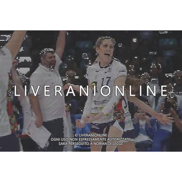 Coppa Italia A2 Mondovi Marignano 18 Febbraio 2018 - Battistelli San Giovanni in Marignano Vs LPM Bam Mondovi\' Finale 21a Coppa Italia di A2 Volley Femminile al PalaDozza di Bologna 18/02/2018 nella foto esultanza e festeggiamenti ©SANNA / AGENZIA ALDO LIVERANI SAS
