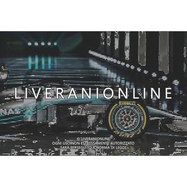 The Mercedes AMG F1 W09. 22.02.2018. Mercedes AMG F1 W09 Launch, Silverstone, England. / AGENZIA ALDO LIVERANI SAS - ITALY ONLY EDITORIAL USE ONLY