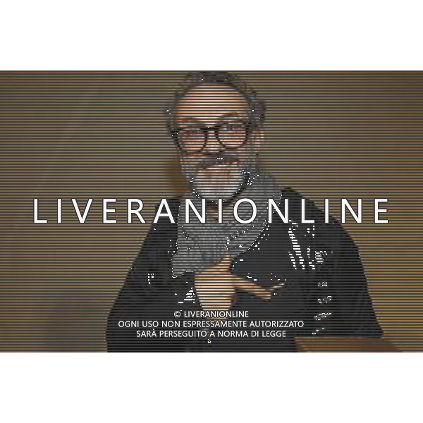 Massimo Bottura Riceve il Garganello D\'Oro dall\'Assessore Elesabetta Marchetti Comune di Imola 21/Novembre 1915 FOTO GIANNI SANNA-AG ALDO LIVERANI SAS