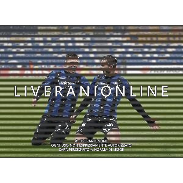 UEFA Europa League 2017/2018 Sedicesimi di Finale Ritorno Reggio Emilia - 22.02.2018 Atalanta-Borussia Dortmund Nella Foto: esultanza dopo il gol di Rafael Toloi /Ph.Vitez-Ag. Aldo Liverani
