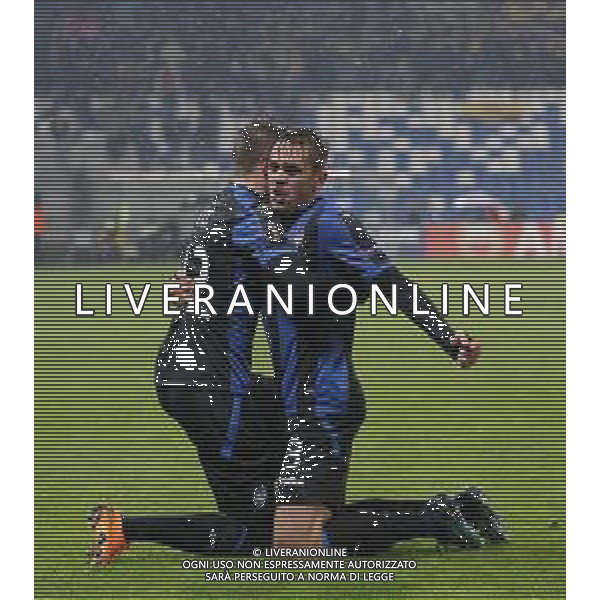 UEFA Europa League 2017/2018 Sedicesimi di Finale Ritorno Reggio Emilia - 22.02.2018 Atalanta-Borussia Dortmund Nella Foto: esultanza dopo il gol di Rafael Toloi /Ph.Vitez-Ag. Aldo Liverani