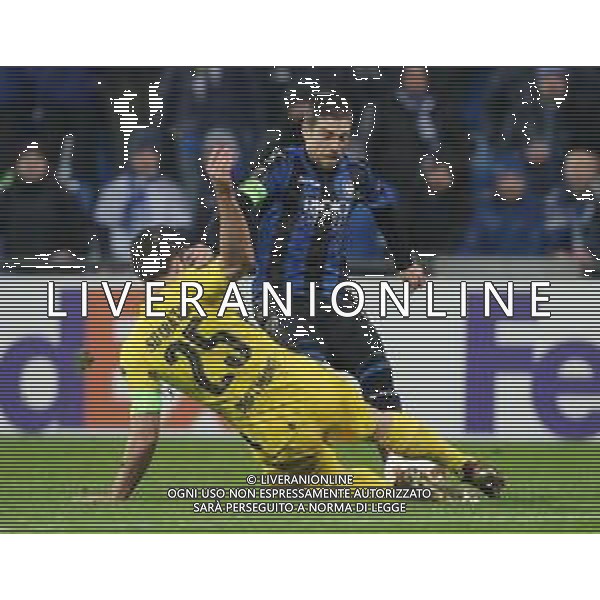 UEFA Europa League 2017/2018 Sedicesimi di Finale Ritorno Reggio Emilia - 22.02.2018 Atalanta-Borussia Dortmund Nella Foto: Alejandro Dario Gomez e Sokratis Papastathopoulos /Ph.Vitez-Ag. Aldo Liverani
