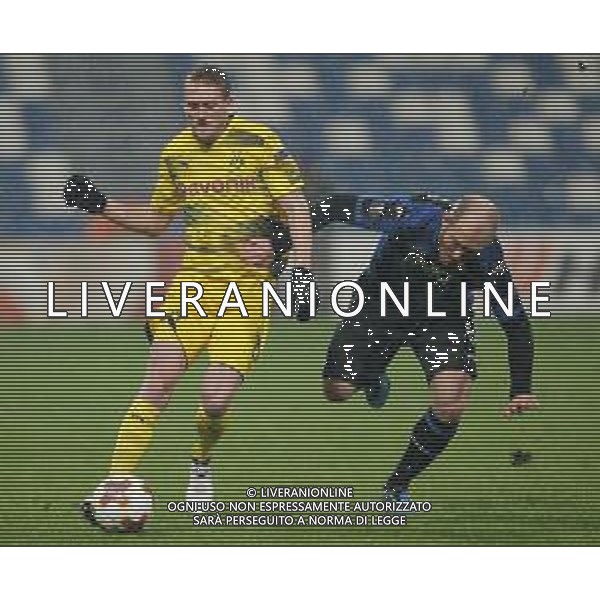 UEFA Europa League 2017/2018 Sedicesimi di Finale Ritorno Reggio Emilia - 22.02.2018 Atalanta-Borussia Dortmund Nella Foto:schurrle e Andrea Masiello /Ph.Vitez-Ag. Aldo Liverani