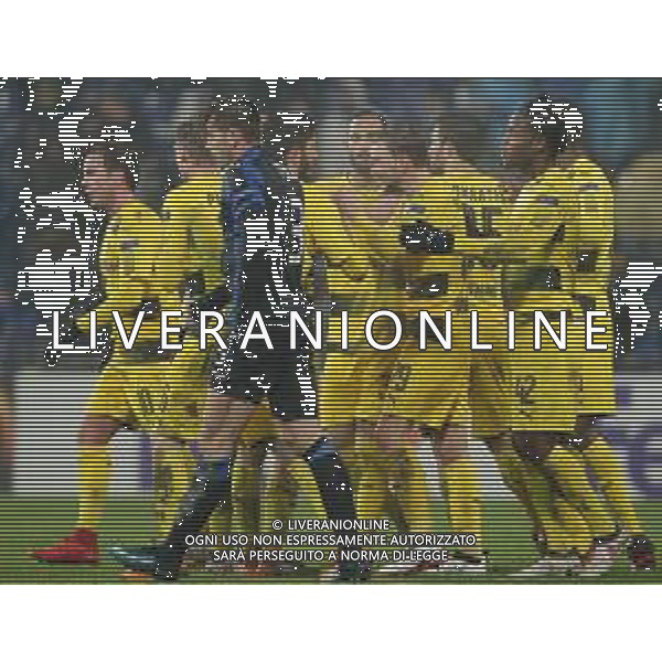 UEFA Europa League 2017/2018 Sedicesimi di Finale Ritorno Reggio Emilia - 22.02.2018 Atalanta-Borussia Dortmund Nella Foto: schmelzer esultanza dopo il gol /Ph.Vitez-Ag. Aldo Liverani