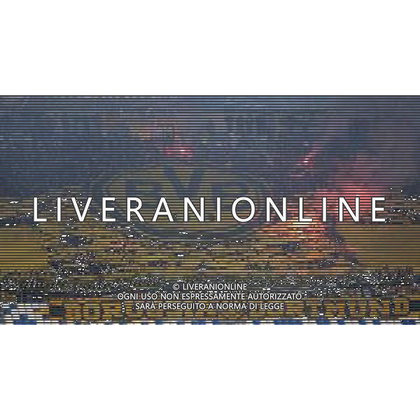 UEFA Europa League 2017/2018 Sedicesimi di Finale Ritorno Reggio Emilia - 22.02.2018 Atalanta-Borussia Dortmund Nella Foto:Tifosi Borussia Dortmund /Ph.Vitez-Ag. Aldo Liverani