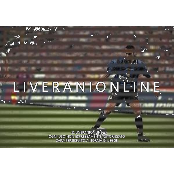 21-05-1997 MILANO FINALE DI COPPA UEFA INTER SHALKE 04 1-0 DOPO I RIGORI 4-1 NELLA FOTO YOURI DJORKAEFF AG ALDO LIVERANI SAS