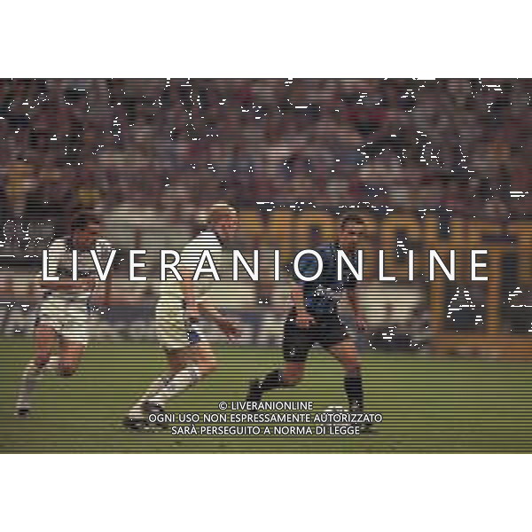 21-05-1997 MILANO FINALE DI COPPA UEFA INTER SHALKE 04 1-0 DOPO I RIGORI 4-1 NELLA FOTO YOURI DJORKAEFF AG ALDO LIVERANI SAS