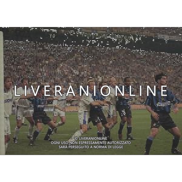 21-05-1997 MILANO FINALE DI COPPA UEFA INTER SHALKE 04 1-0 DOPO I RIGORI 4-1 NELLA FOTO MAURIZIO GANZ AG ALDO LIVERANI SAS