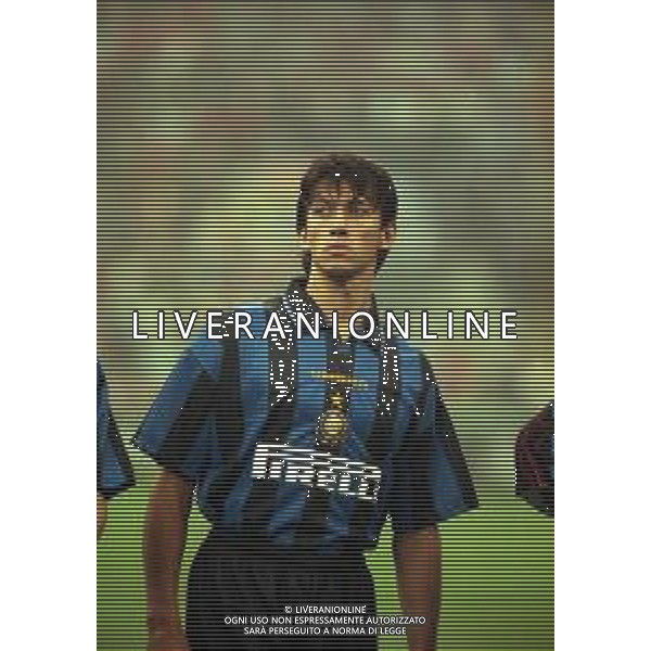 21-05-1997 MILANO FINALE DI COPPA UEFA INTER SHALKE 04 1-0 DOPO I RIGORI 4-1 NELLA FOTO MASSIMO PAGANIN AG ALDO LIVERANI SAS