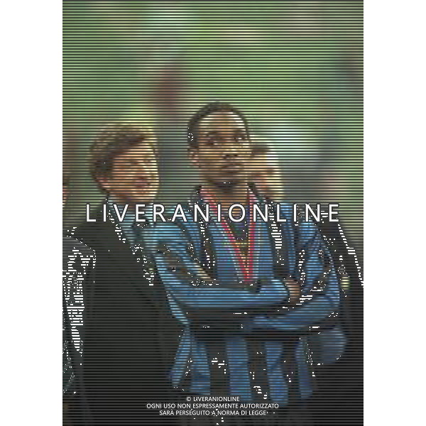 21-05-1997 MILANO FINALE DI COPPA UEFA INTER SHALKE 04 1-0 DOPO I RIGORI 4-1 NELLA FOTO PAUL INCE AG ALDO LIVERANI SAS