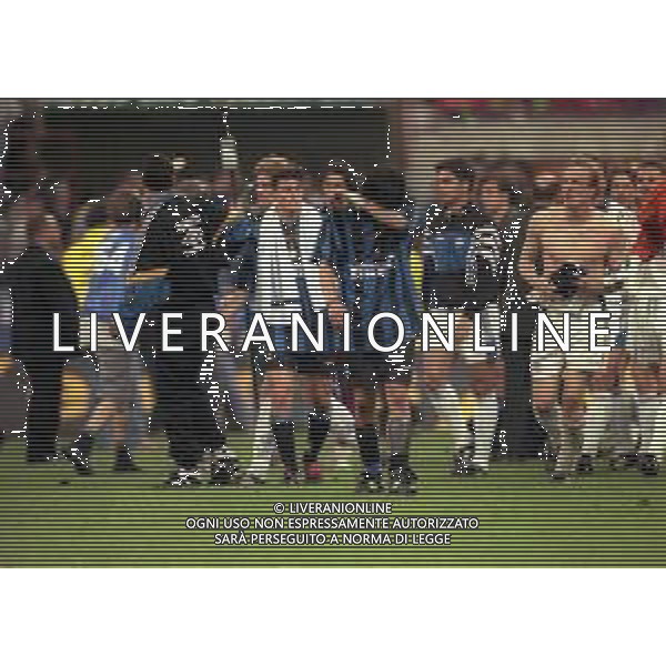21-05-1997 MILANO FINALE DI COPPA UEFA INTER SHALKE 04 1-0 DOPO I RIGORI 4-1 NELLA FOTO DELUSIONE IVAN ZAMORANO AG ALDO LIVERANI SAS