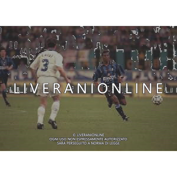 21-05-1997 MILANO FINALE DI COPPA UEFA INTER SHALKE 04 1-0 DOPO I RIGORI 4-1 NELLA FOTO ARON WINTER AG ALDO LIVERANI SAS