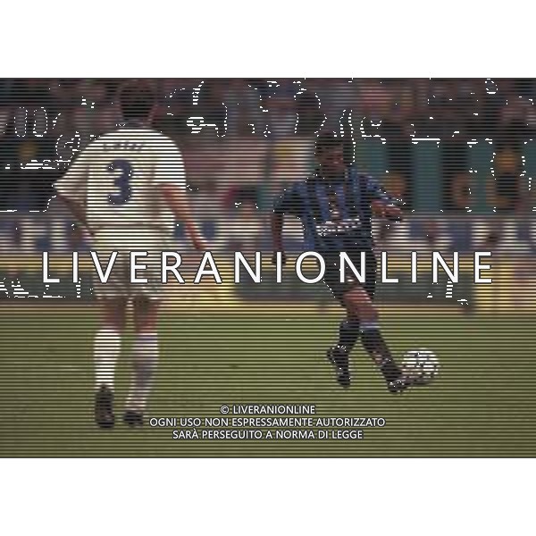 21-05-1997 MILANO FINALE DI COPPA UEFA INTER SHALKE 04 1-0 DOPO I RIGORI 4-1 NELLA FOTO ARON WINTER AG ALDO LIVERANI SAS