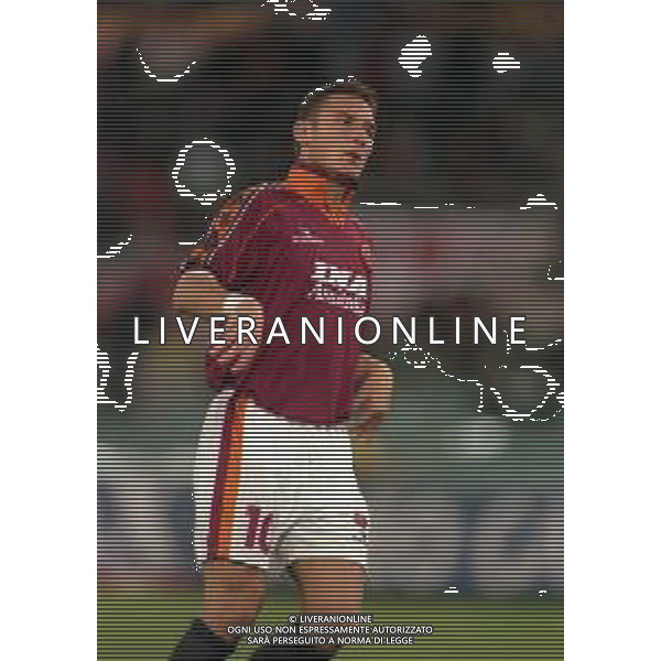 20-10-1998 ROMA- COPPA UEFA ROMA LEEDS NELLA FOTO FRANCESCO TOTTI AG ALDO LIVERANI SAS