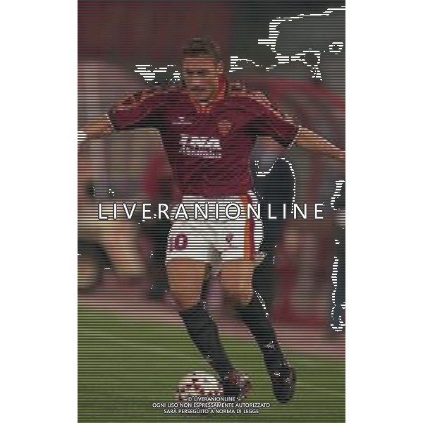 20-10-1998 ROMA- COPPA UEFA ROMA LEEDS NELLA FOTO FRANCESCO TOTTI AG ALDO LIVERANI SAS